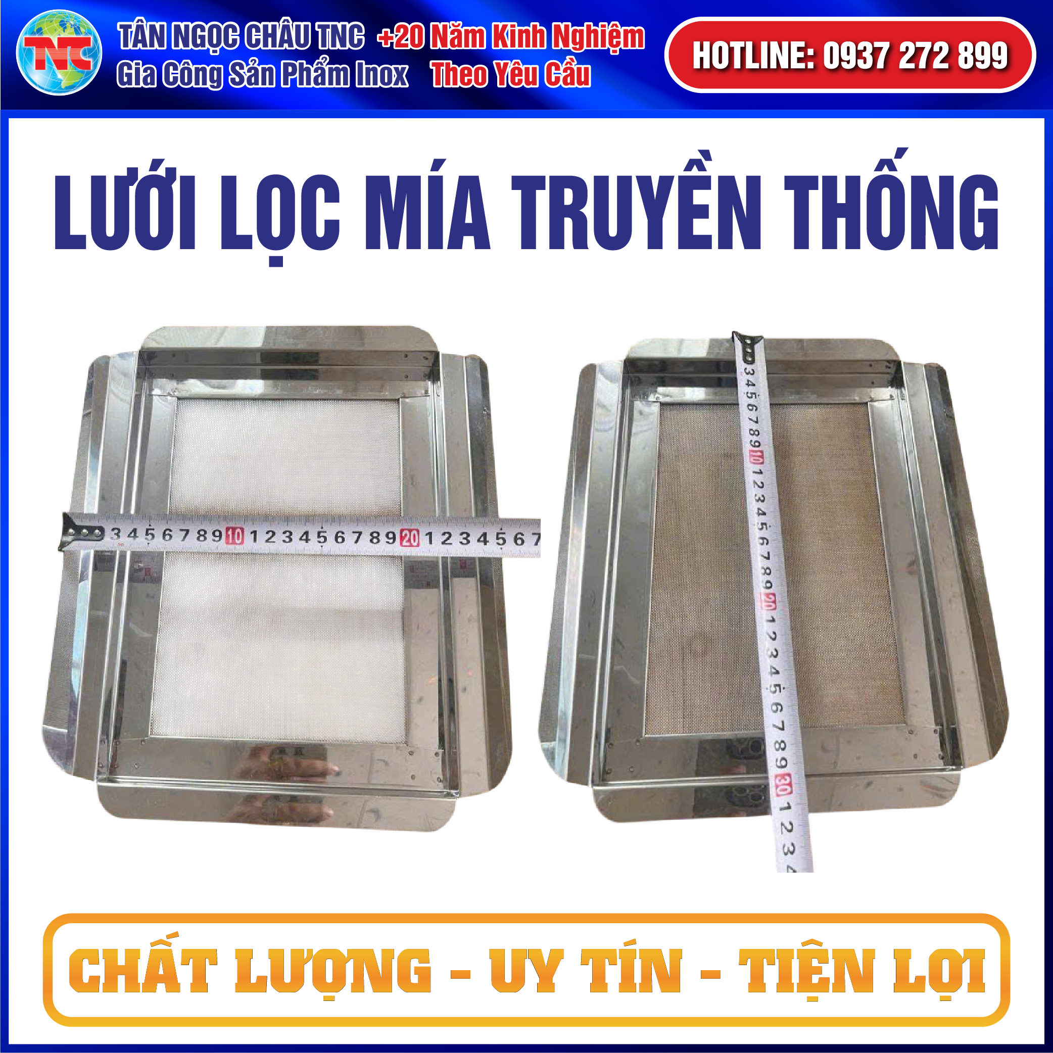 Phụ Kiện: Lưới Lọc Mía Truyền Thống
